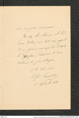 Nachlass Franz Steindachner, Brief von Alfred Grandidier an Franz Steindachner (01.09.1880), Inv.Nr. 175.01, Seite 3